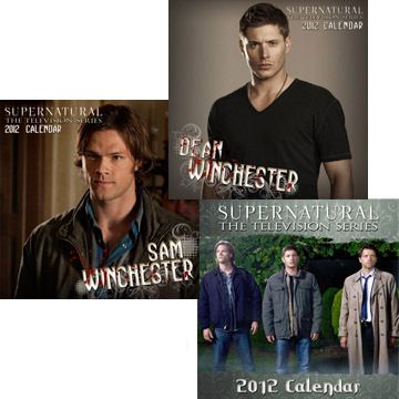 SUPERNATURAL 2012 CALENDARS 3 COMBO PACK  