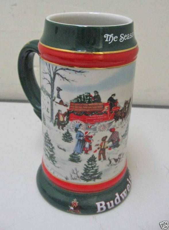 Susan Sampson Budweiser 1991 Seasons Best Beer Stein  