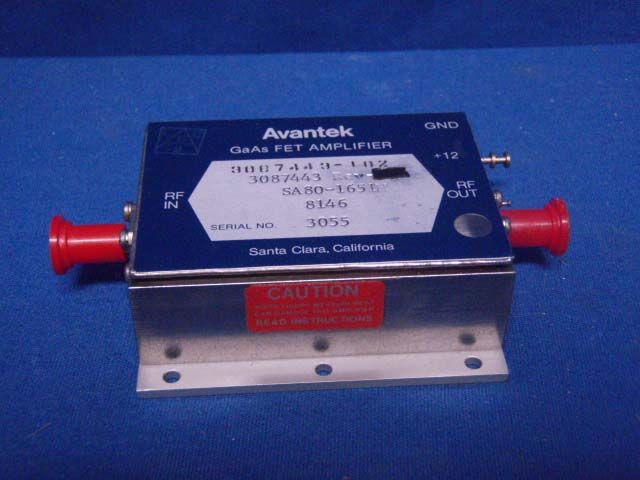 AVANTEK GaAs FET AMPLIFIER SA80 1651M  