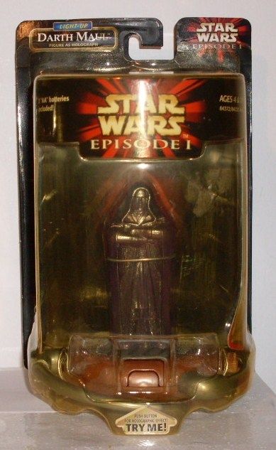 Star Wars Light Up Darth Maul Holograph Figure Epis 1  