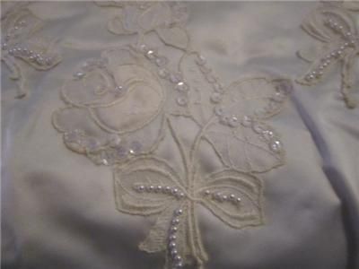 Vintage~~ROMANTIC VICTORIAN DAINTY WEDDING DRESS W/TRAIN SZ X SMALL #2 