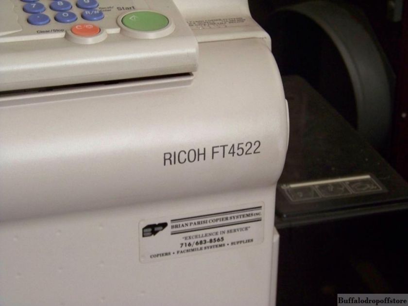 Ricoh FT4522 Monochrome Multitray Office Copier  