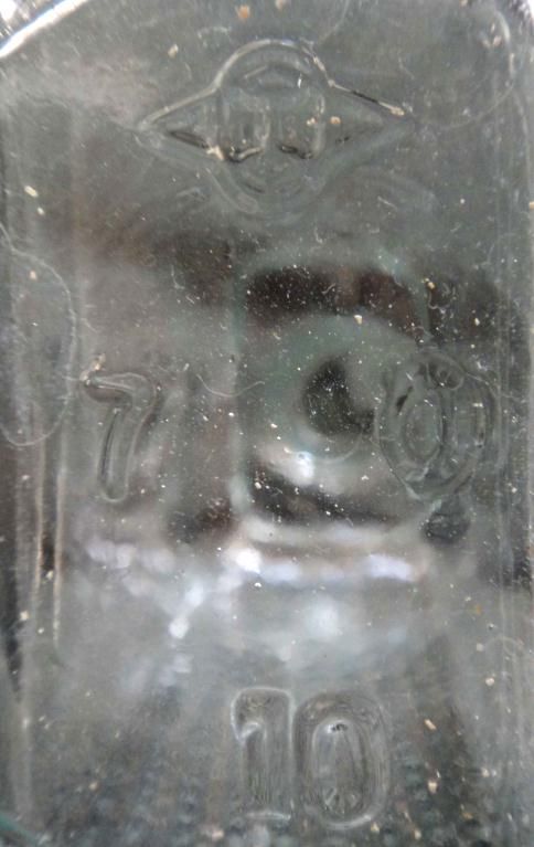 antique REXALL METAL CAP DRUG STORE BOTTLE  