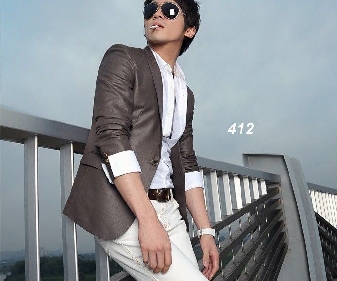 2011 Korean Fashion Slim Men Elegant Suit Coat Jacket