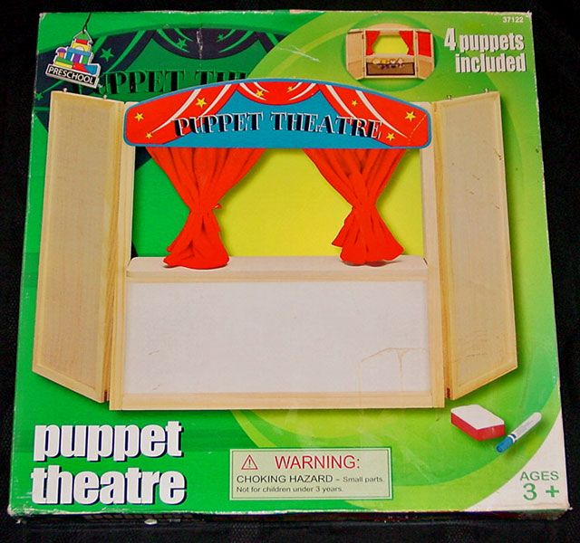 MAXIM ENTERPRISE PRESCHOOL CHILDS PUPPET THEATRE NEW  