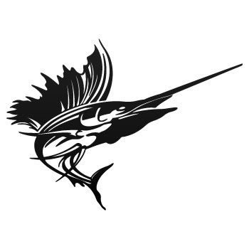 Sailfish Decal Sticker Marlin Fishing lures XRXX6  