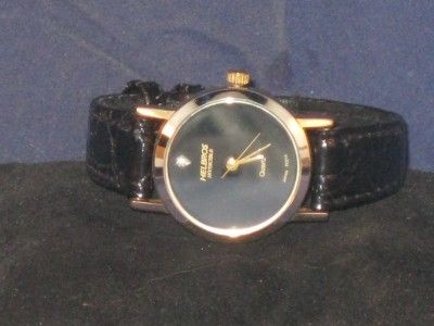 LADIES HELBROS INVINCIBLE QUARTZ LEATHER BAND WATCH W@W  