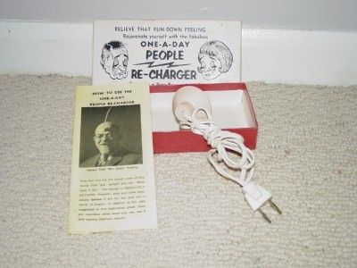 Mid Century LEISTER GAME People Re Charger gag gift WOW  