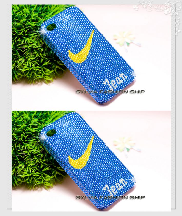 Sylvia Swarovski Crystal Nike iPhone4 case~  