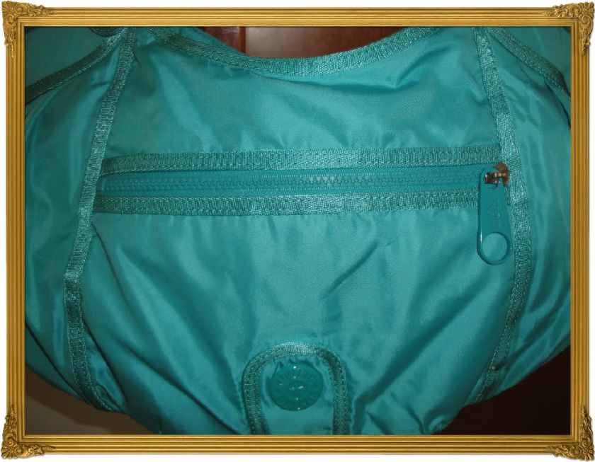   COLLECTION*GORILLA GIRLZ*ZOUK LARGE*SHOULDER*GRAND GREEN AQUA  