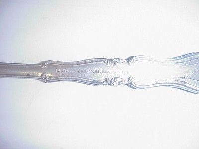 SIMEON L. GEORGE H. ROGERS CO. NICKEL SILVER SPOON 1901  