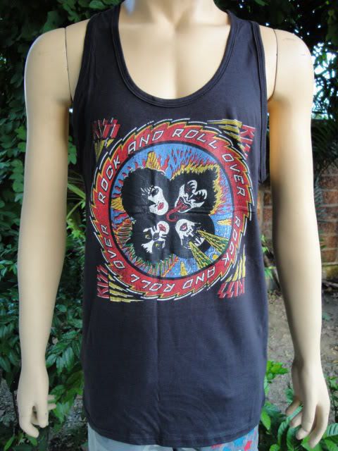 KISS ROCK N ROLL OVER ROCK Tank Top T Shirt S M L XL  