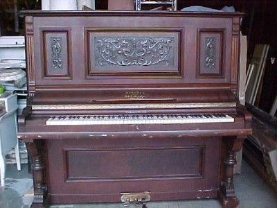 1895 FISCHERWALNUT GRAND PIANO  