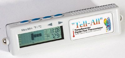 Tell All TempRecorder Digital Pool Thermometer  