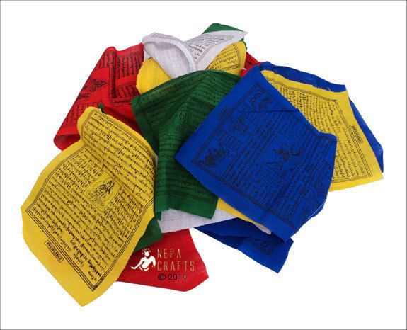 Tibetan Export Quality Cotton Prayer Flag Roll PF01 B  