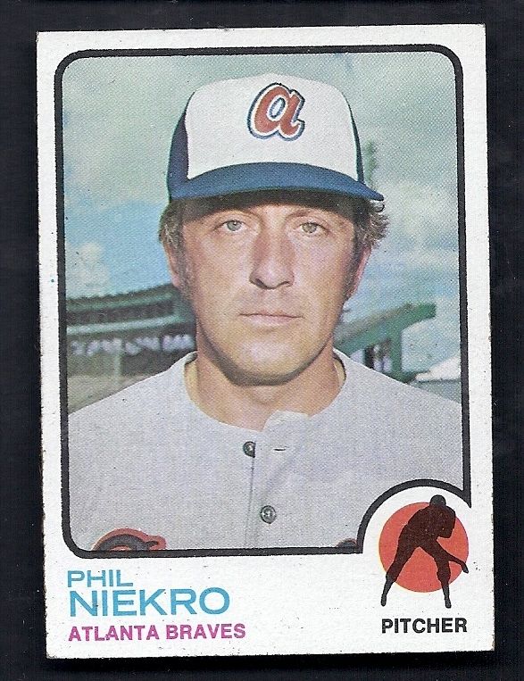 Phil Niekro Atlanta Braves 1973 Topps Card #503  