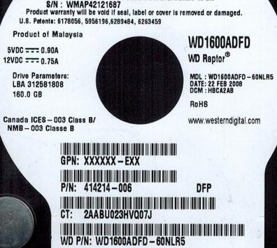 western digital sata hard drive