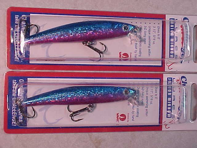 NEW LURES CHALLENGER JUNIOR MINNOW CRANKBAIT VMC HOOKS  