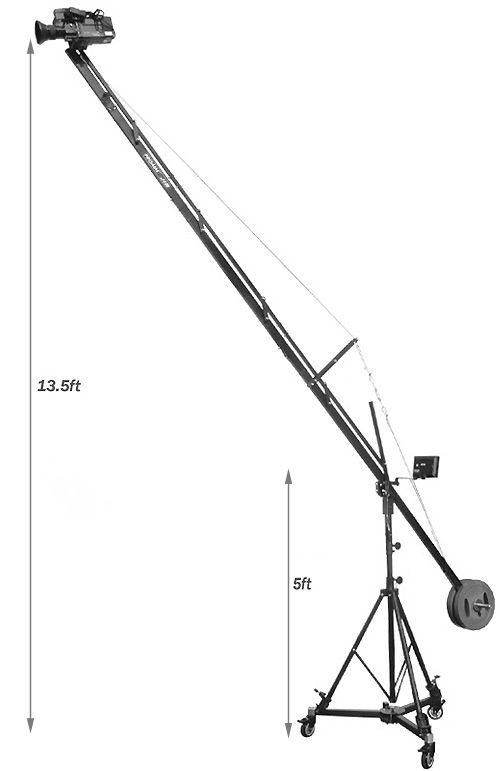   powder coating are very strong and stable to hold the Jib stand