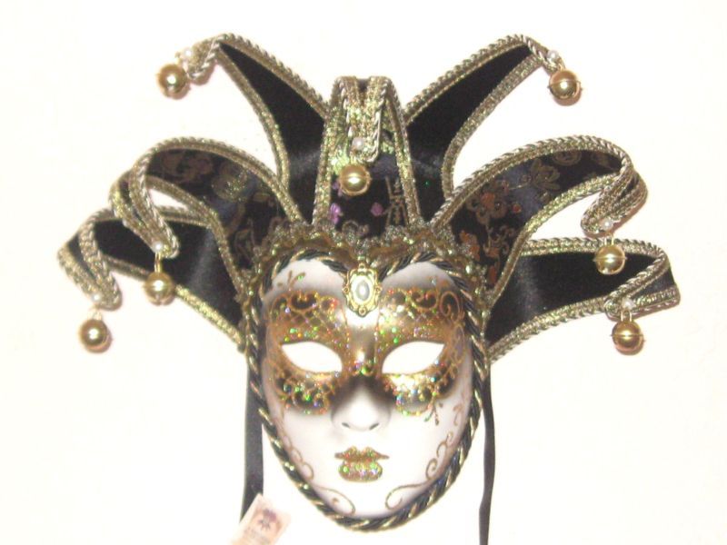 JOLLY CARNIVAL VENETIAN MASQUERADE MASKS MARDI GRAS *X2  