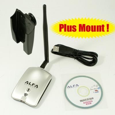 ALFA 802.11g High Power Wireless USB WiFi Adapter 1000mW with 5 dBi 