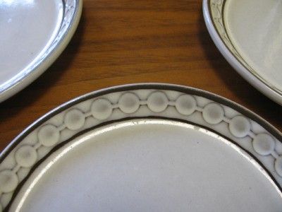 POST MODERN 60s CERAMANO BREAD PLATES WEST GERMANY   5  