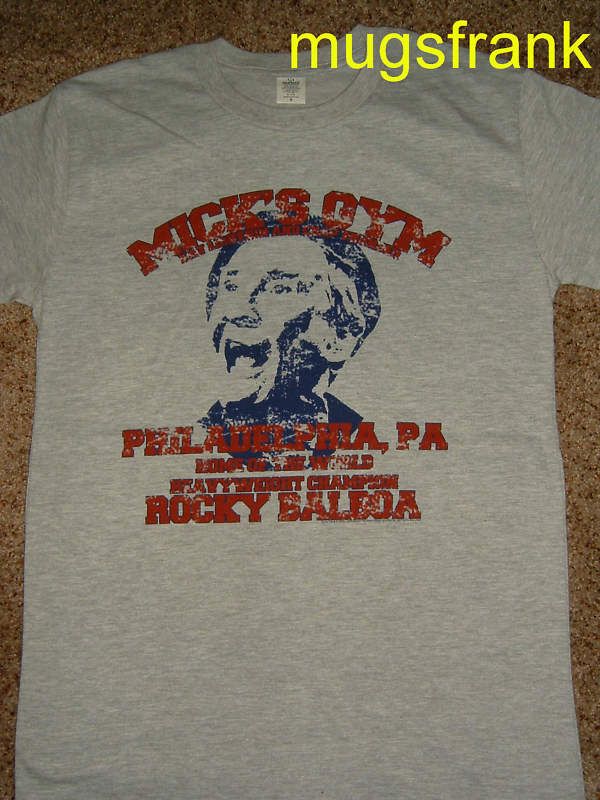 New Rocky Balboa Movie Mickey Micks Gym T Shirt  
