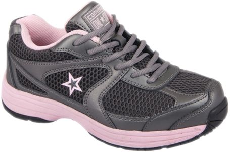 CONVERSE C164 EH, BLACK/PINK CROSS TRAINER, STEEL TOE SHOES  