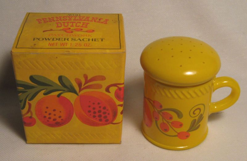 AVON Vintage *PATCHWORK* Scented Powder~Penn Dutch  