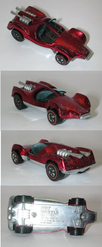 Redline Hotwheels 1969 Red Mantis  