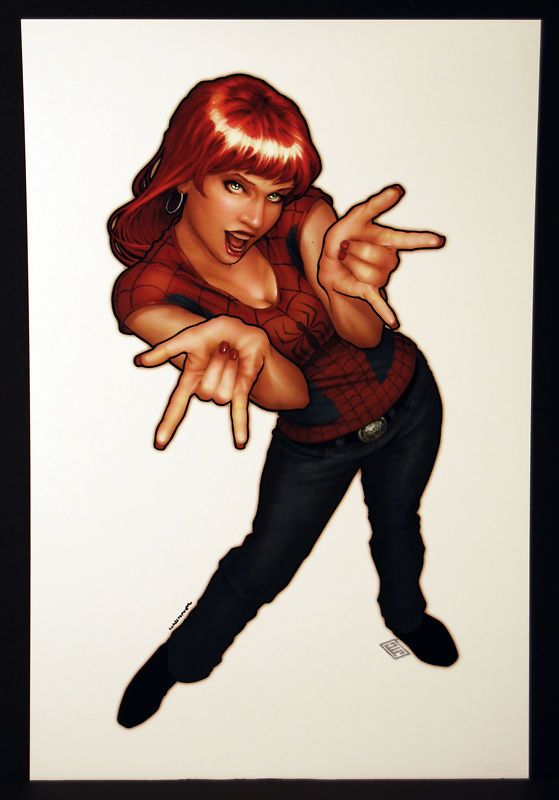 Mary Jane Watson Spider Man Fine Art Print___Signed  