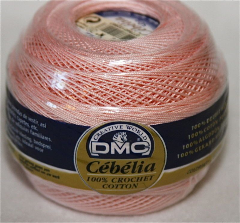 DMC CEBELIA 100% CROCHET COTTON SIZE 30   COLOR 818 50G 077540566839 