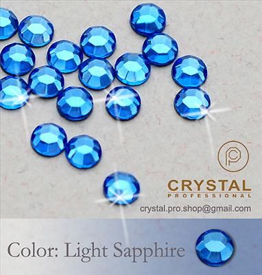 144 Light Sapphire 20ss 5mm Iron on Hotfix Rhinestones  