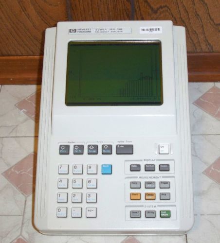 AGILENT HP 3569A HANDHELD 2 CH SIGNAL ANALYZER 3561A  