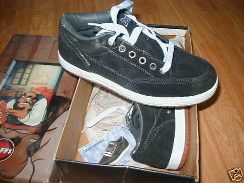 vintage duffs shoes strombolies new 6.5 blac skateboard  