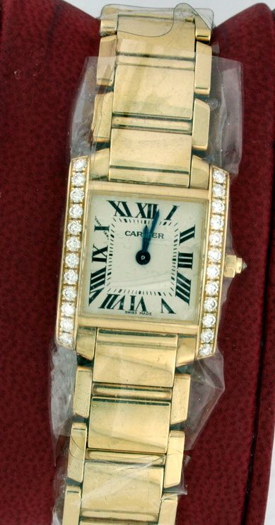 Cartier Tank Francaise NEW 18k Diamond $26,400.00 Watch  