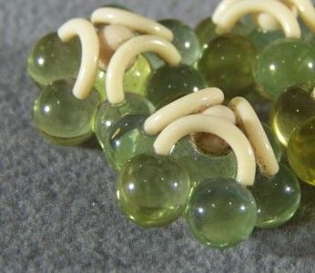 ANTIQUE RETRO SET 2 RARE LUCITE CELLULOID BOLD BUTTONS  