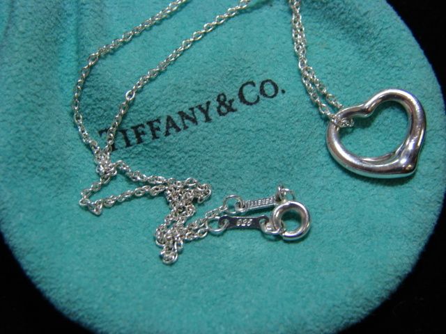   . Pendant Elsa Peretti Necklace Silver 925 T & CO  NR Ω