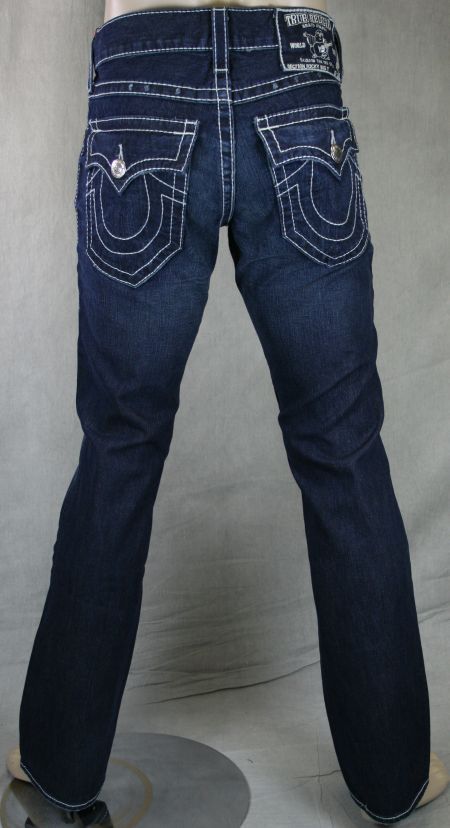 True Religion Mens Jeans Ricky Big T Stagecoach dark wash 24859NBTDL 