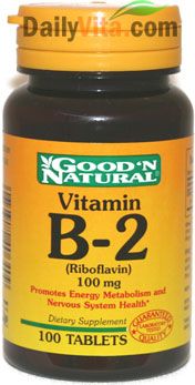 GNN Vitamin B 2 (Riboflavin) 100Mg   100 Tablets  