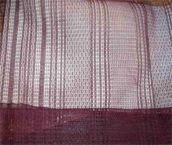 NIP BURGUNDY OPEN WEAVE SHEER CURTAIN PANEL 40W X 81L  