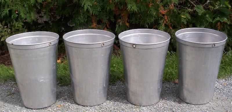 18 Aluminum Sap Buckets Maple Syrup Bucket  