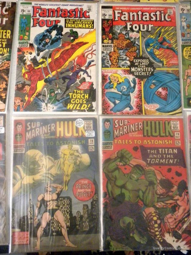 Marvel Silver Age Comic Collection Lot Amazing Spider Man X Men 