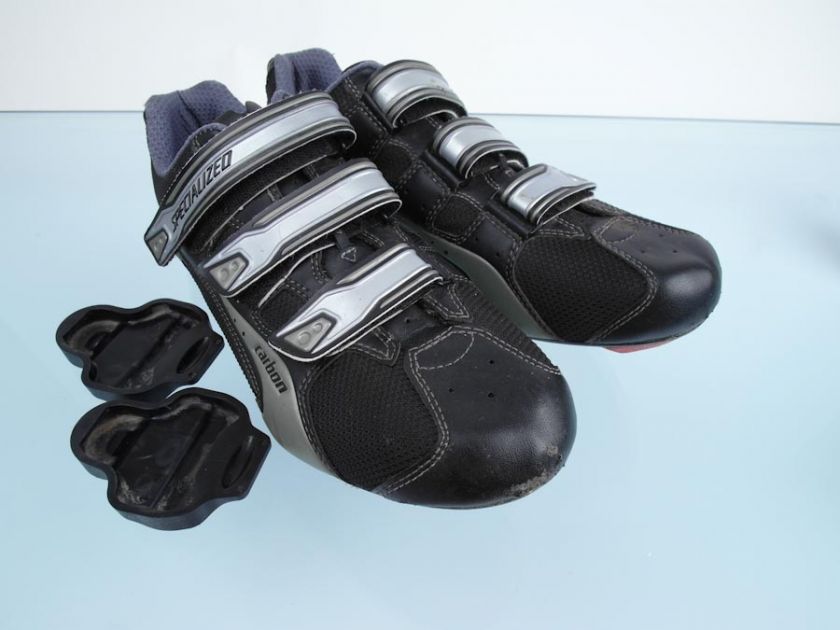 Specialized Fact Carbon Road Bike Shoes w/ Look Cleats & Covers Mens 