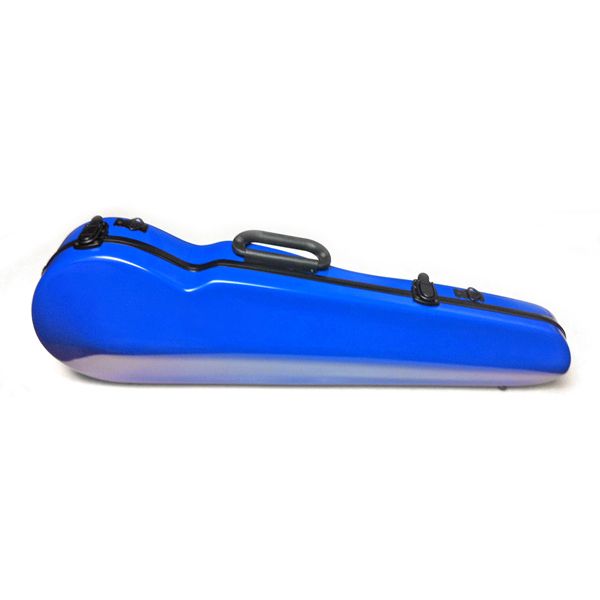   Finest Quality Strong Fiberglass Violin Case BLUE 4/4 NEW  