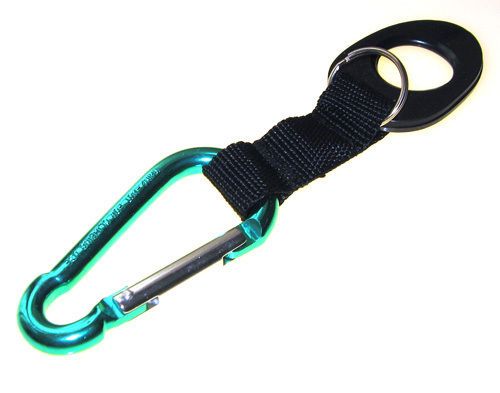 Carabiner KEYCHAIN WATER BOTTLE HOLDER car keys GREEN  