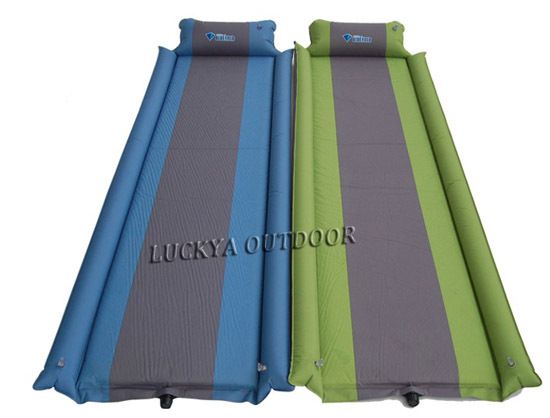 Camping Self Inflating Mat Pillow Air Bed with Armrest  