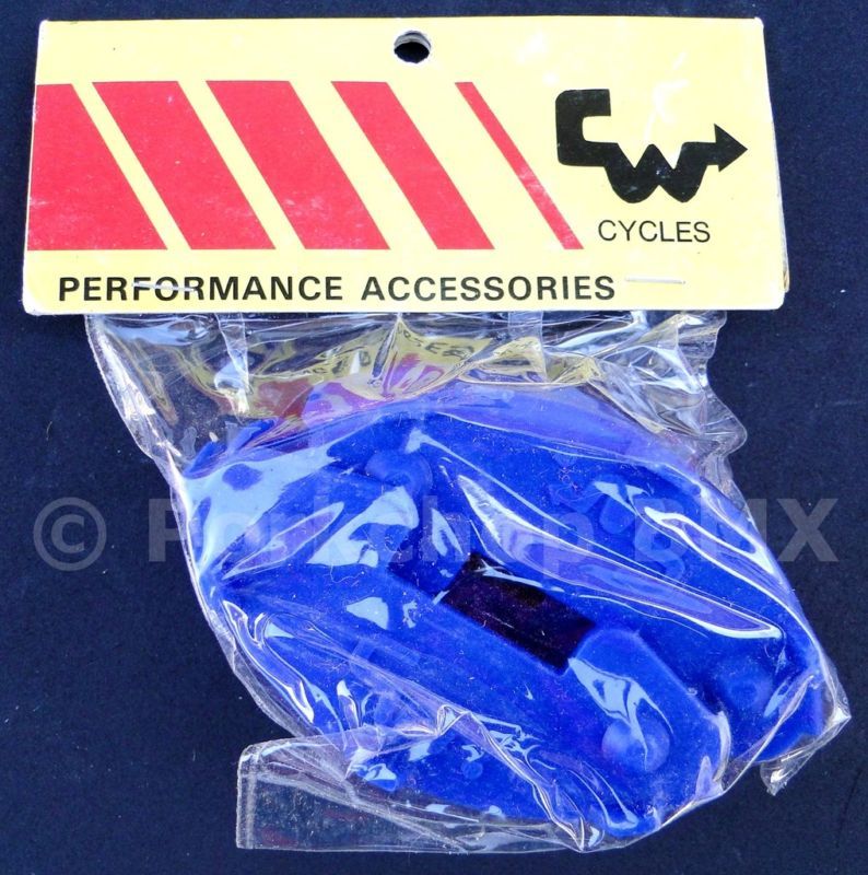 NOS CW Grinder VP 806 plastic BMX pedal caps   BLUE  