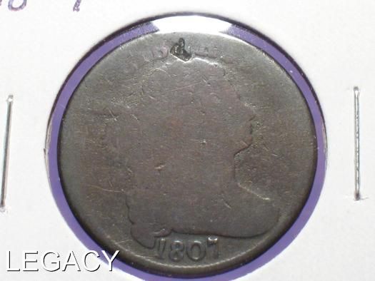 1807 DRAPED BUST LARGE CENT (RG  