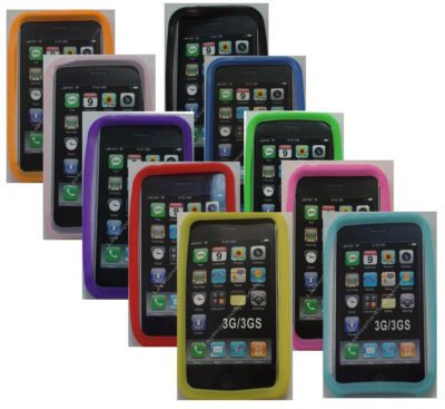 Wholesale Lot 25 Silicon Case Cover Apple iPhone 3G 3GS  